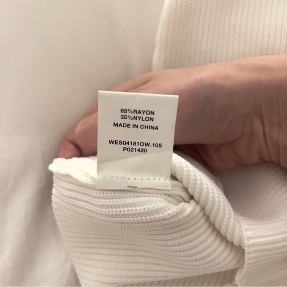 Dissh Anika Twisted Knit Top in White US 4 - Picture 13 of 15